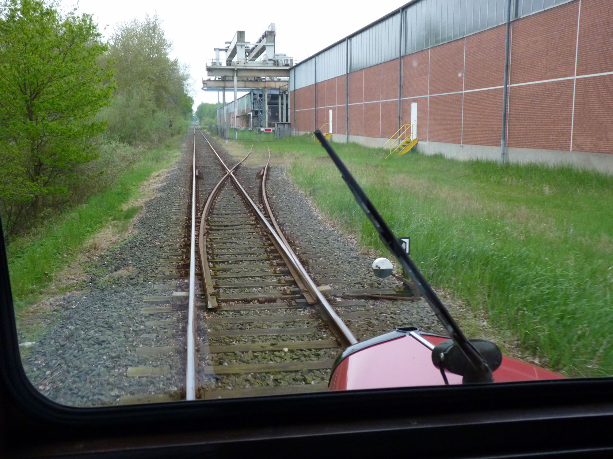 Der Gleisanschluss des ehemaligen Furnierwerkes ameisenbaermitfahrt004