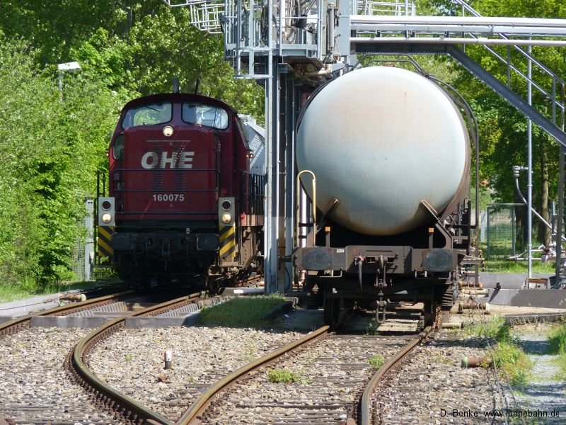 OHE 160075 im Gleisanschluss der Fa. Bruno Bock in Marschacht II elbmarschbahngal003