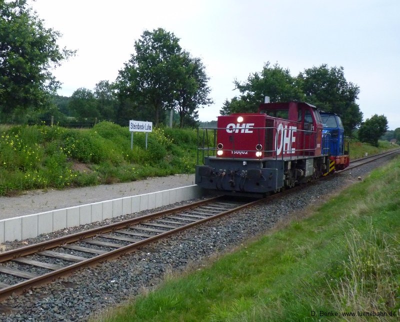 Am 2011 eigens für Museumsfahrten errichteten Bahnsteig in Steinbeck 150002geb4