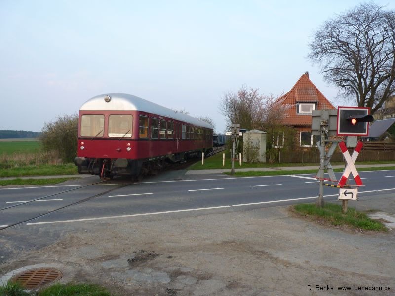 Der Bahnhof Drögennindorf wird erreicht. avlgdtsteinbeck006