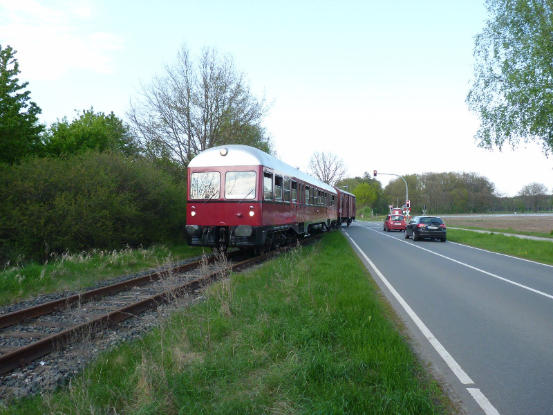 Bahnübergang der Kreisstraße 5 vor Neetze BÜ Kreistraße 5