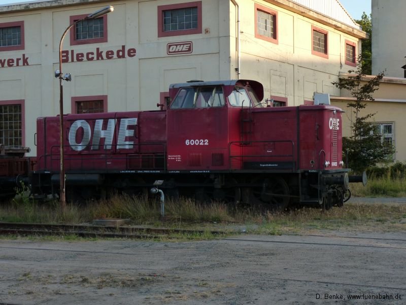 OHE 60022 in Bleckede vorm eisenbahnausbesserungswerk geestrandbahngal021