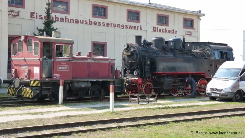 Dampflok in Bleckede I geestrandbahngal022