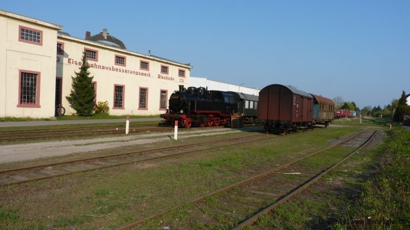 Dampflok in Bleckede II geestrandbahngal023