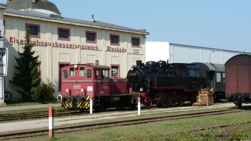 Dampflok in Bleckede III geestrandbahngal024