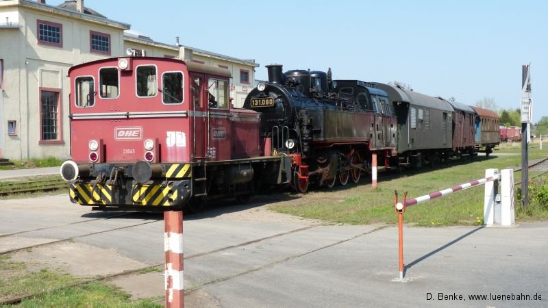 Dampflok in Bleckede IV geestrandbahngal025