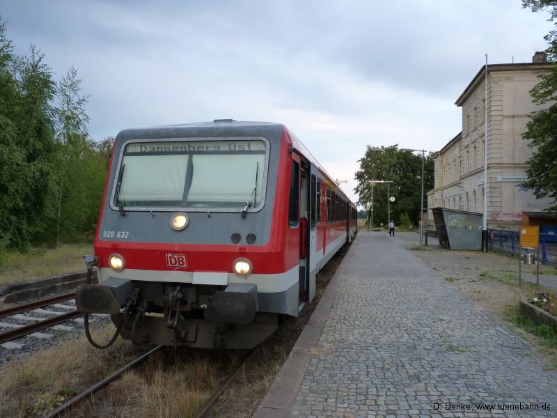 VT 628 in Dannnenberg Ost. wendlandbahngal002