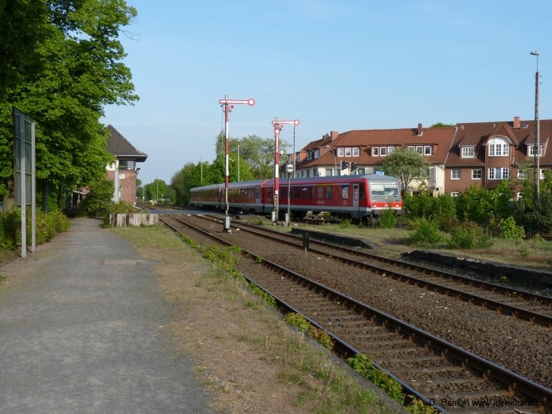 VT 628 der DB Regio in Soltau. Hier fährt nun der erixx mit Lint 41 sonstigegal001